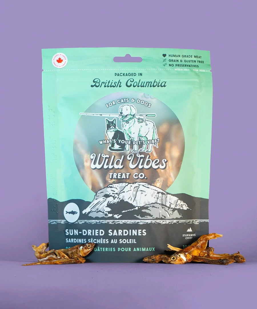 Wild Vibes - Sun Dried Sardines  & Bone Broth