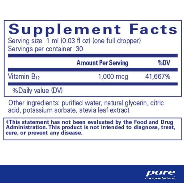 Pure Encapsulations - B12 Liquid