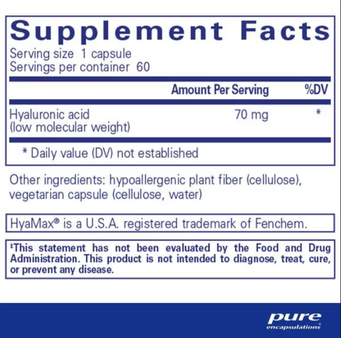 Pure Encapsulations - Hyaluronic Acid