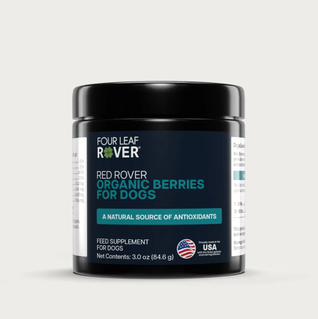 Four Leaf Rover - Red Rover - Organic Berries for Dogs - Woofur Natural Pet Products