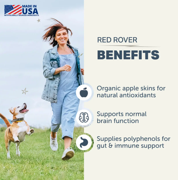 Four Leaf Rover - Red Rover - Organic Berries for Dogs - Woofur Natural Pet Products