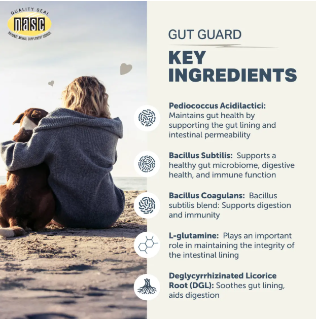 Four Leaf Rover - Gut Guard - Irritated, Leaky Guts - Woofur Natural Pet Products