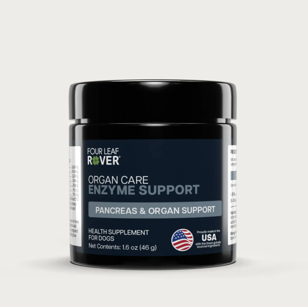 Four Leaf Rover - Organ Care Enzyme Support for Dogs - 46 g - Woofur Natural Pet Products