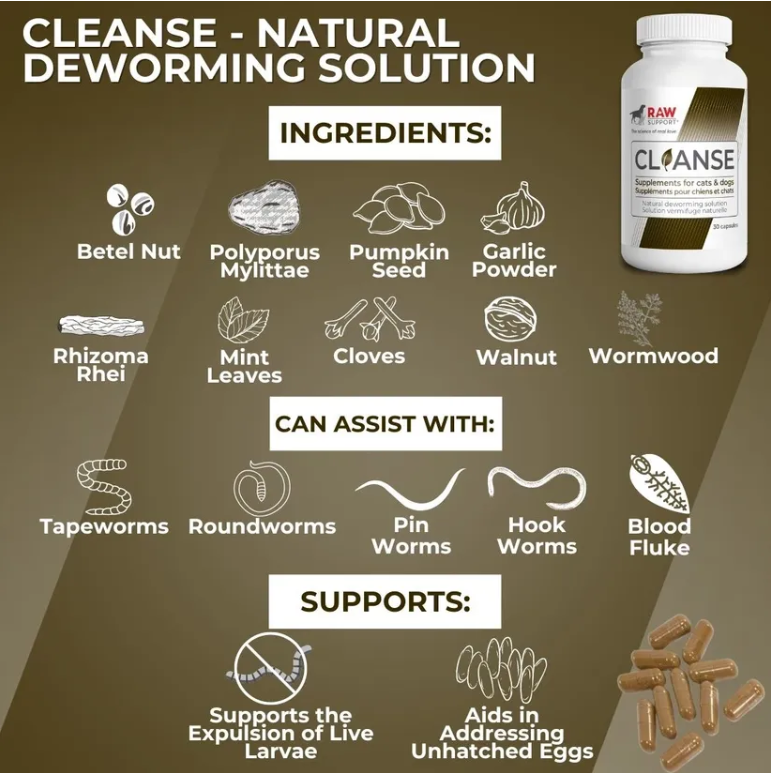 Raw Support - Cleanse 30 capsules