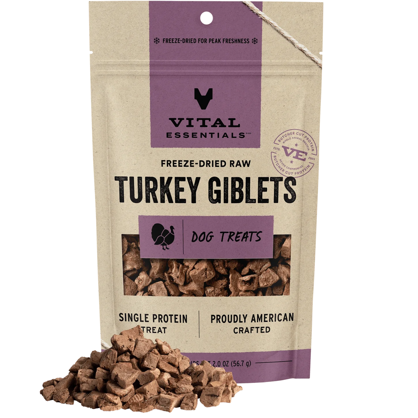 Vital Essentials - FDR Turkey Giblets 56.7g