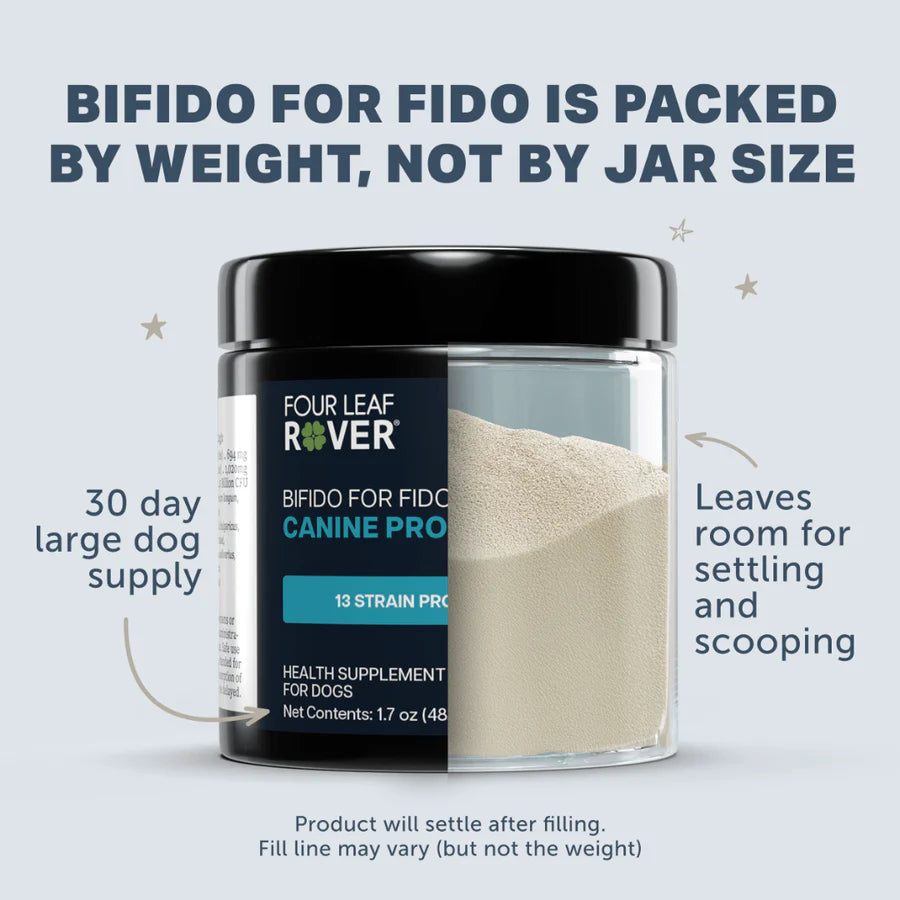 Four Leaf Rover - Bifido For Fido - Woofur Natural Pet Products