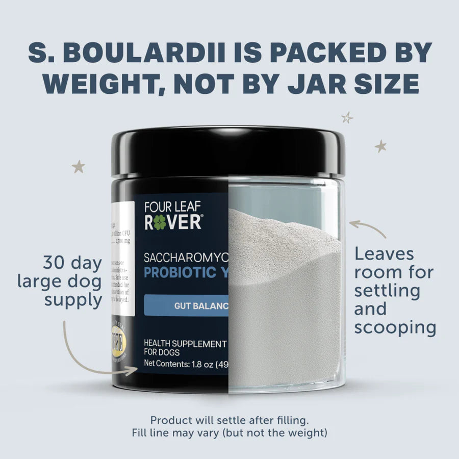 Four Leaf Rover - Saccharomyces Boulardii - Woofur Natural Pet Products
