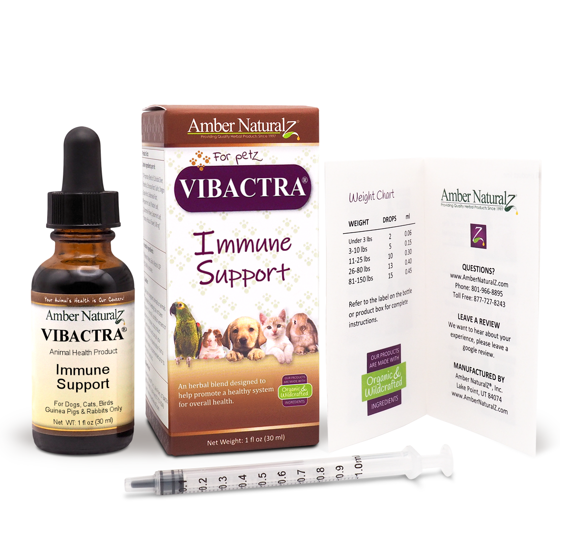 Amber Naturalz - Vibactra Plus 118ml