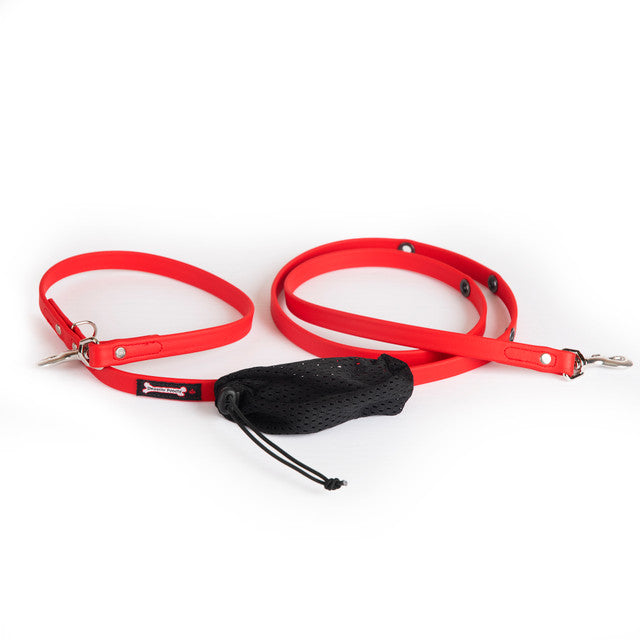 Smoochy Poochy -  5/8" Hands-Free Polyvinyl Waterproof Leash