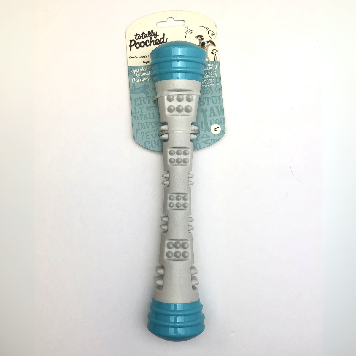 Totally Pooched - Catch Squeak Stick 12" Toy