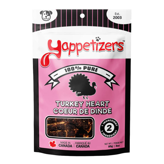Yappetizers Turkey Heart Treats