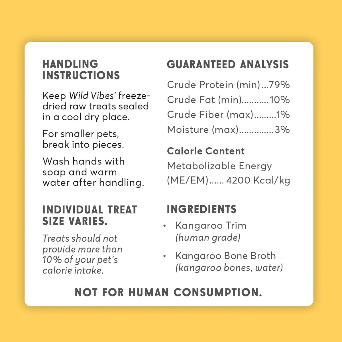 Wild Vibes - Kangaroo & Bone Broth