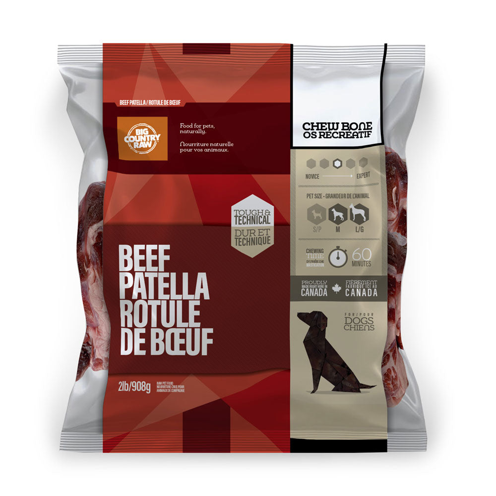 BCR - BEEF PATELLA RAW BONE - 2lb