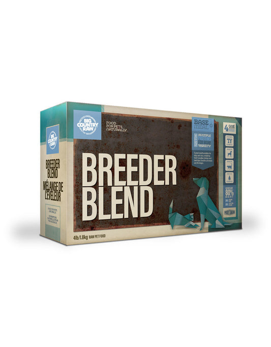BCR - BREEDER BLEND - 4LB - Woofur Natural Pet Products