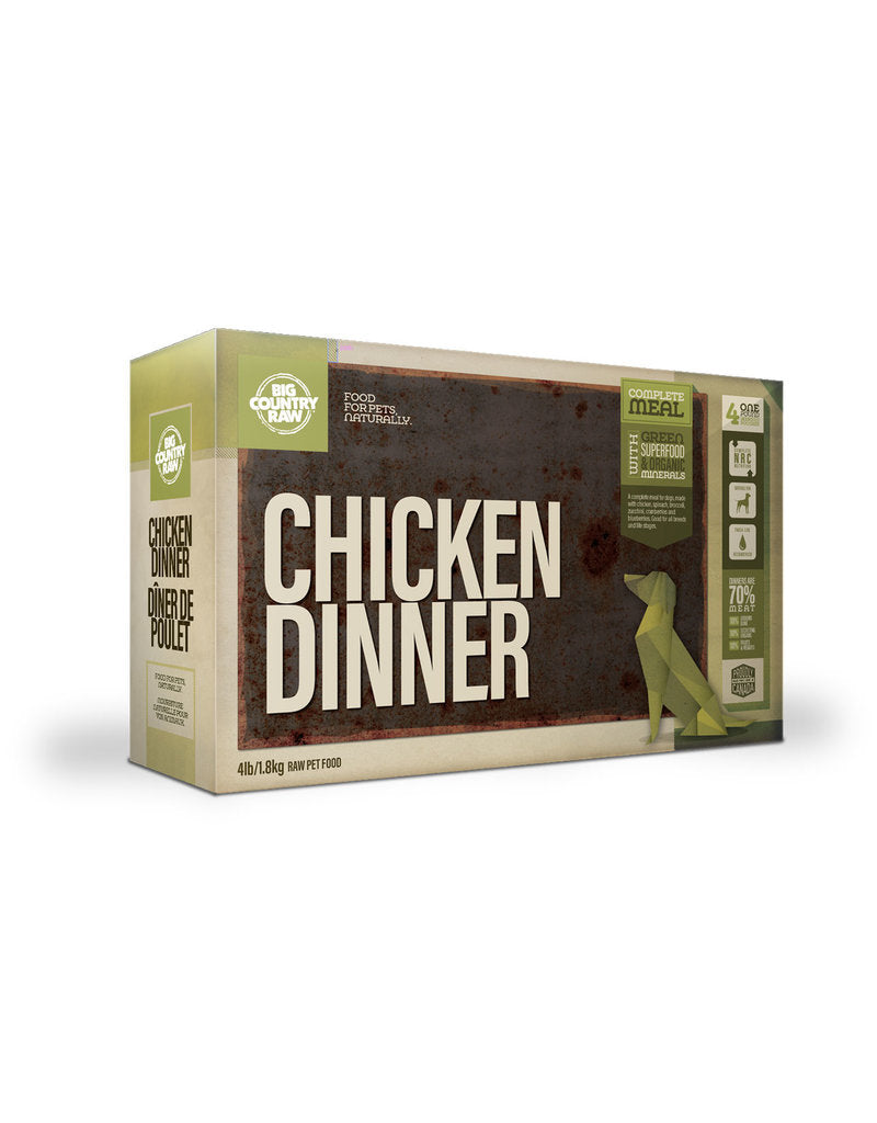 BCR - CHICKEN DINNER - 4LB - Woofur Natural Pet Products