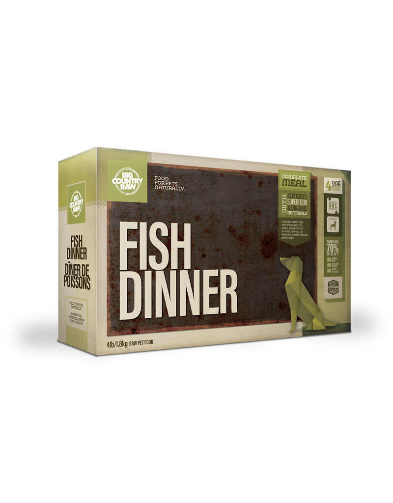 BCR - FISH DINNER - 4LB - Woofur Natural Pet Products