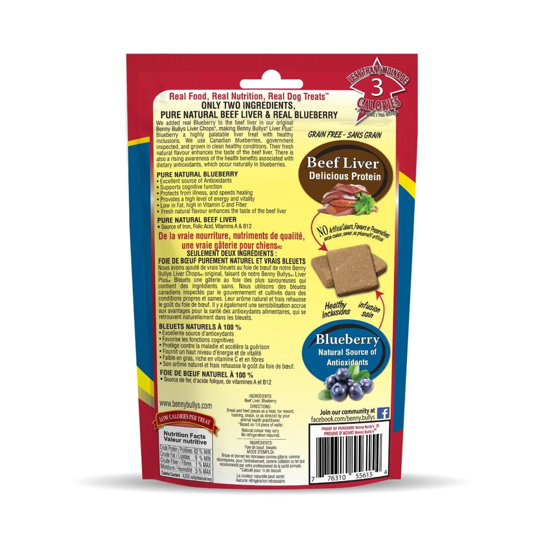 Benny Bullys - Beef Liver Plus Blueberry