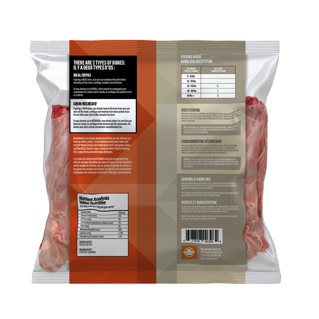 BCR - DUCK NECK RAW BONE - 1lbs