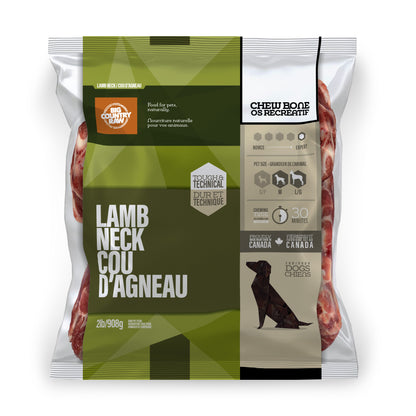 BCR - LAMB NECK RAW BONE - 2lb