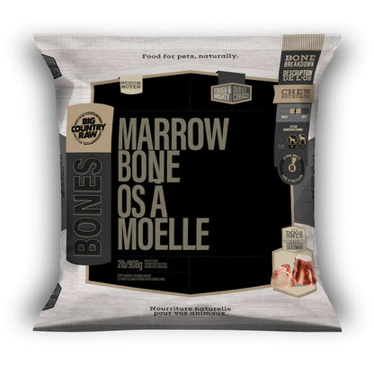 BCR - BEEF MARROW RAW BONE - Med 2lbs - Woofur Natural Pet Products