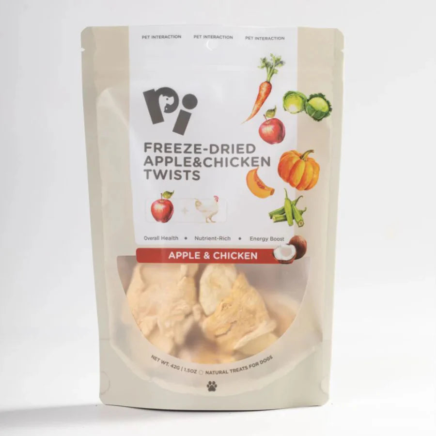 Pi Pet - Freeze-Dried Apple & Chicken Twists