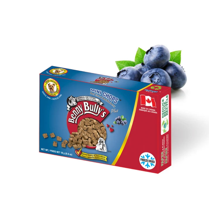Benny Bullys - Mini Chops Liver Plus Blueberry