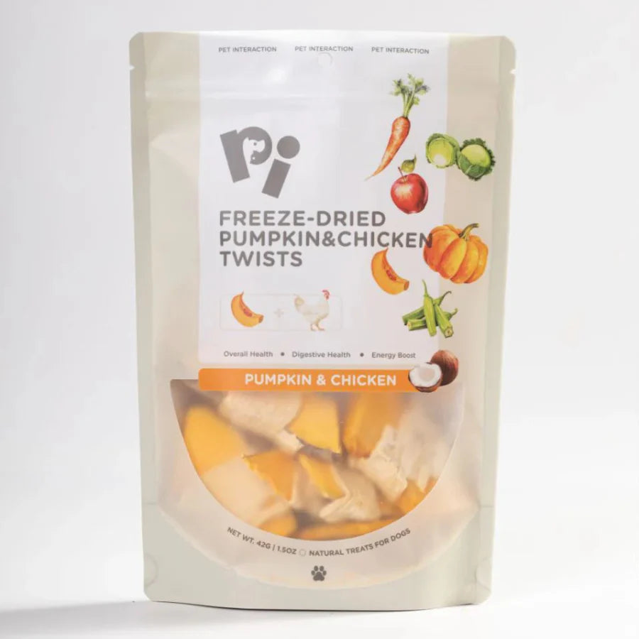 Pi Pet - Freeze-Dried Pumpkin & Chicken Twists