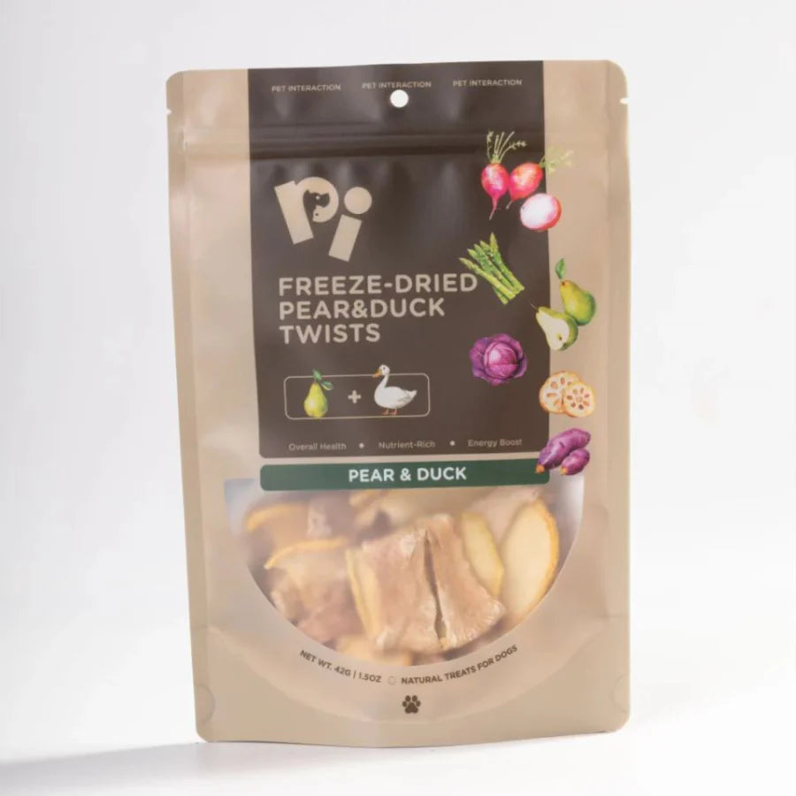 Pi Pet - Freeze-Dried Pear & Duck Twists