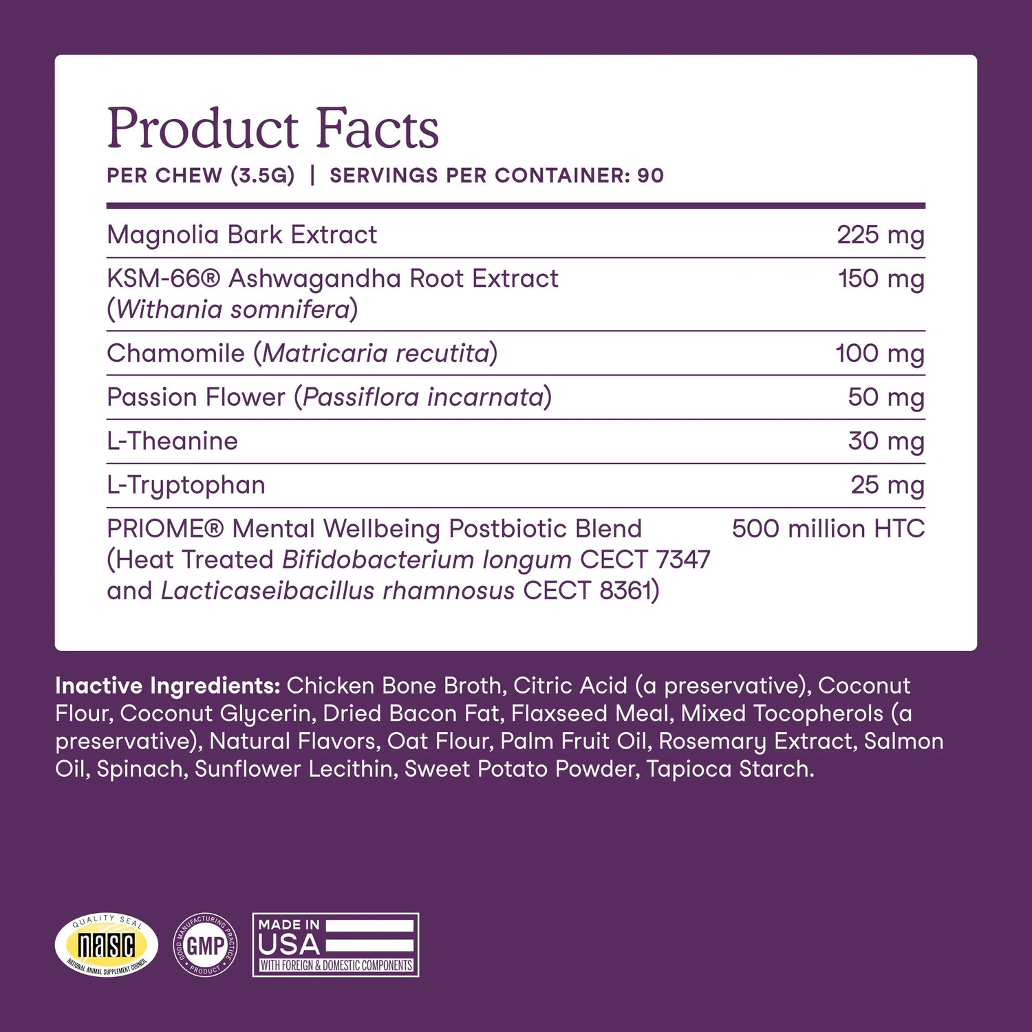 Fera Pets - Calming Support Soft Chews