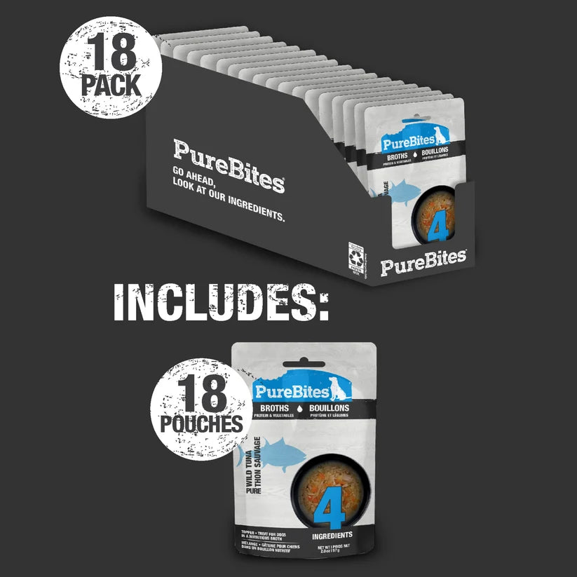 Purebites - Tuna Broth for Dogs (Tuna & Vegetables)