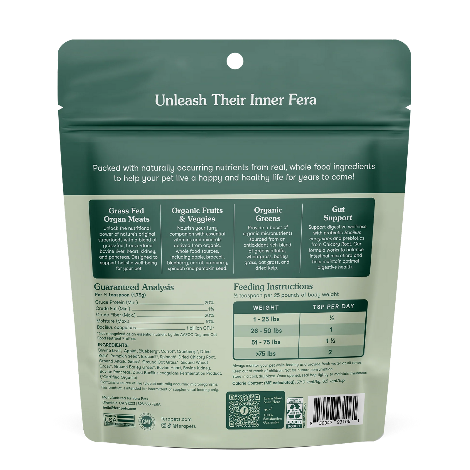 Fera Pets - Whole Food Multivitamin Topper