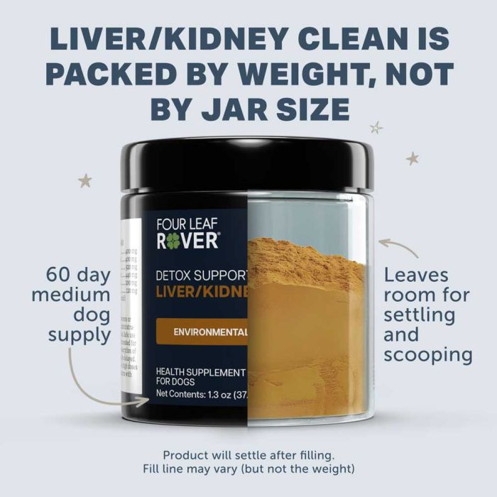 Four Leaf Rover - Liver/Kidney Clean - Woofur Natural Pet Products