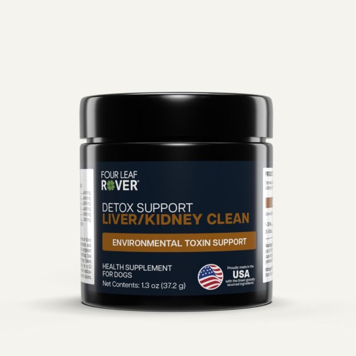 Four Leaf Rover - Liver/Kidney Clean - Woofur Natural Pet Products