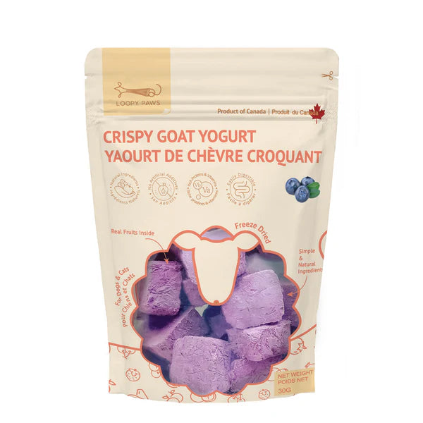 Loopy Paws - Crispy Goat Yogurt - Blueberry