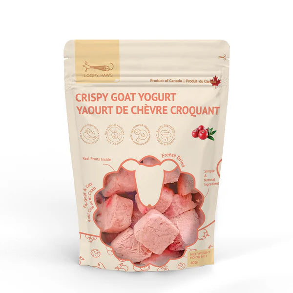 Loopy Paws - Crispy Goat Yogurt - Cranberry