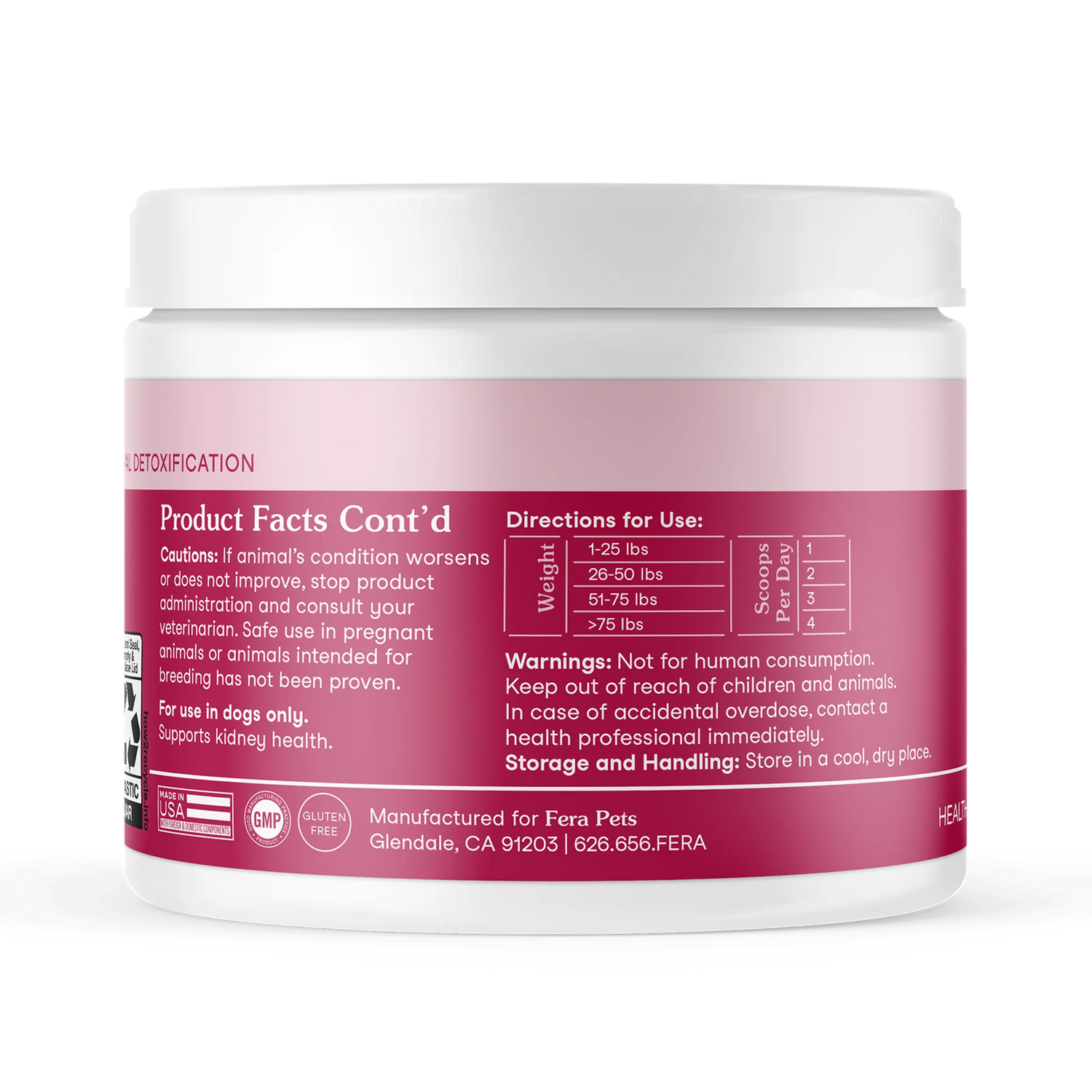 Fera Pets - Kidney Support for Dogs