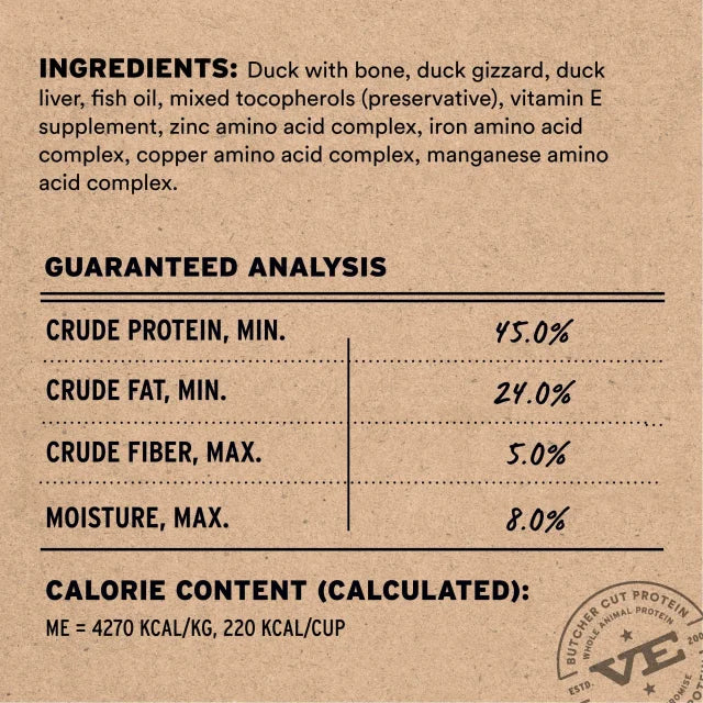 Vital Essentials - FDR Duck Entree (Crunchy Mini Nibs)