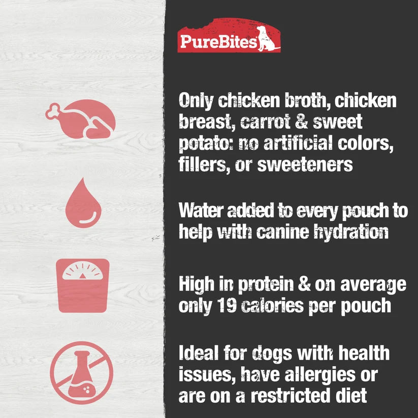 Purebites - Chicken Broth for Dogs (Chicken & Vegetables)