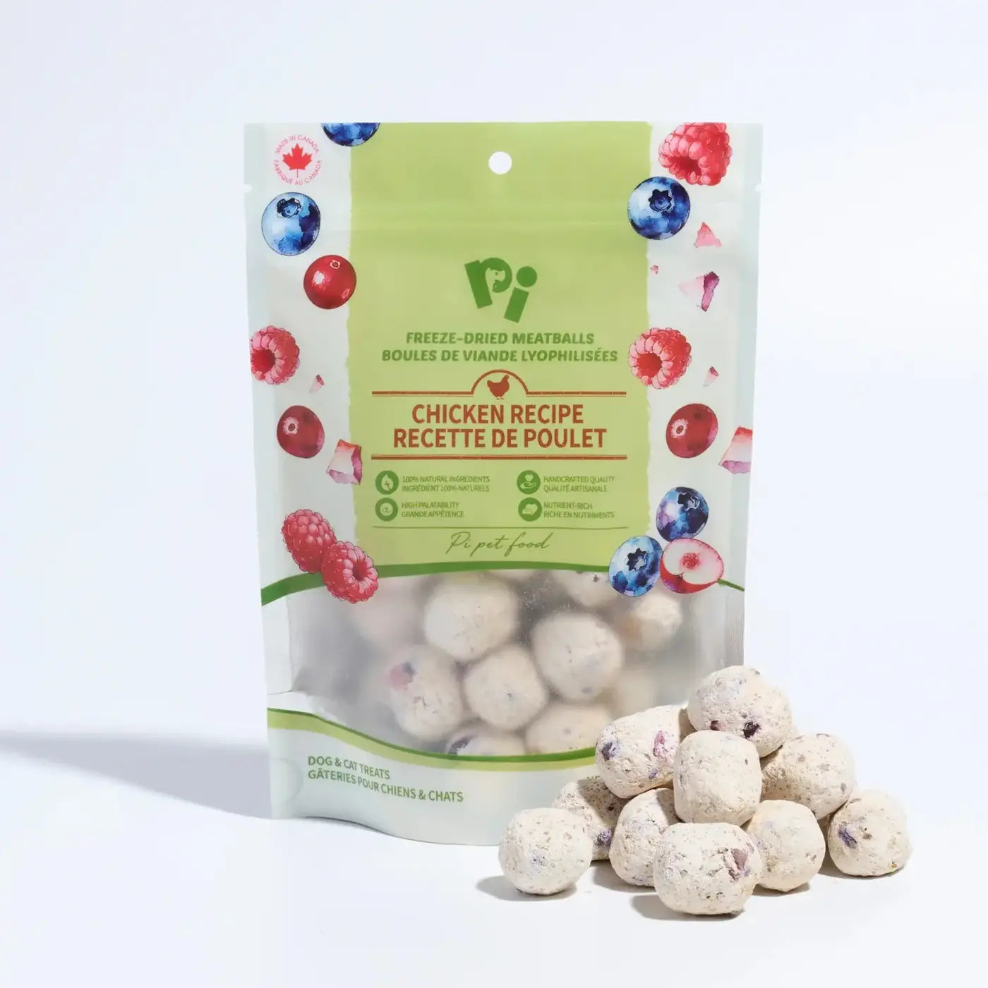 Pi Pet - Freeze-Dried Meatballs Chicken