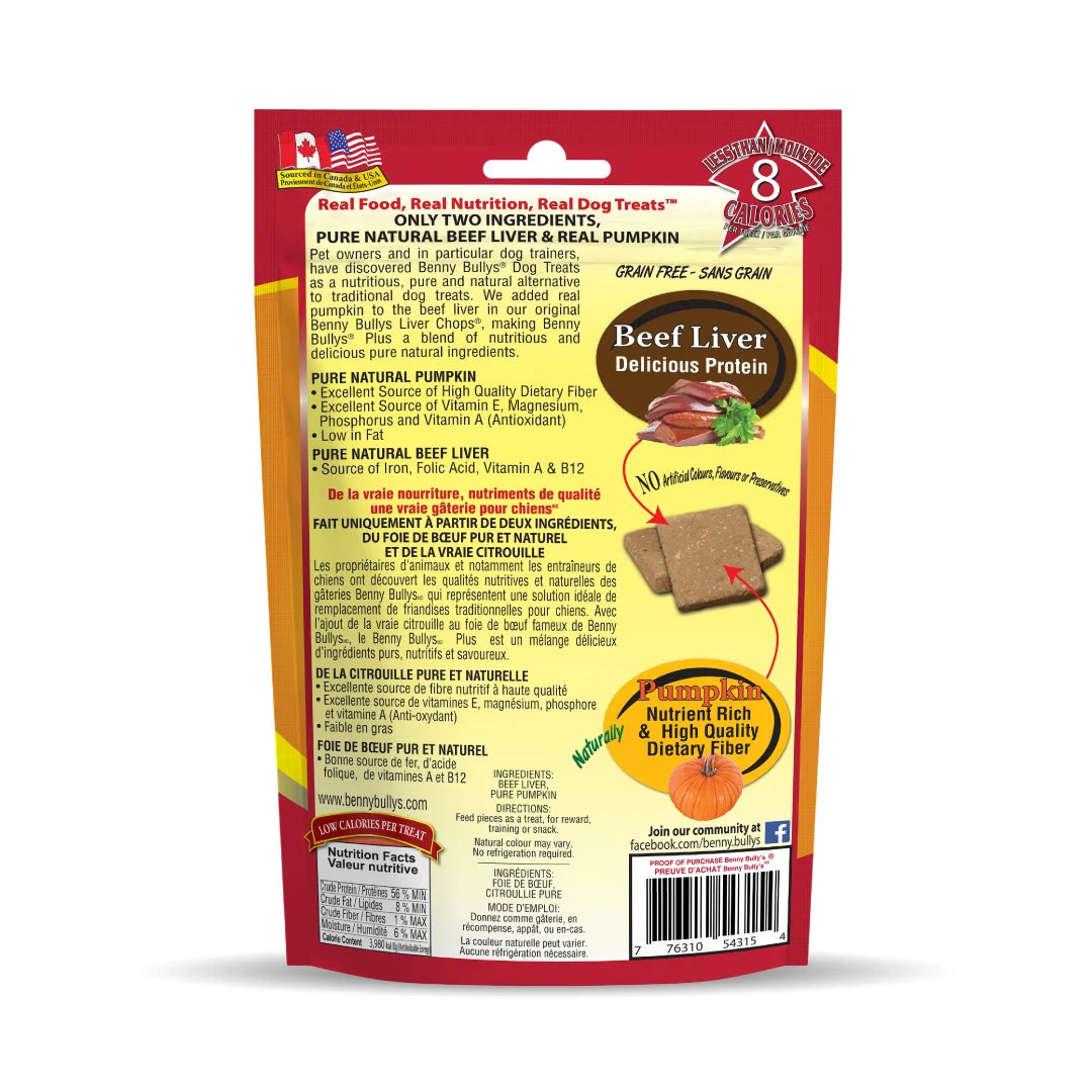 Benny Bullys - Beef Liver Plus Pumpkin