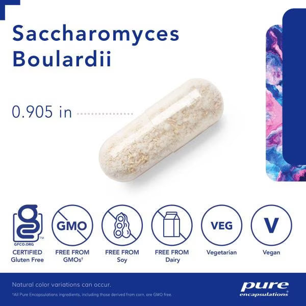 Pure Encapsulations -  Saccharomyces Boulardii 60's