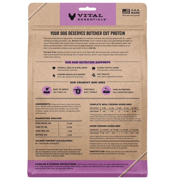 Vital Essentials - FDR Turkey Entree