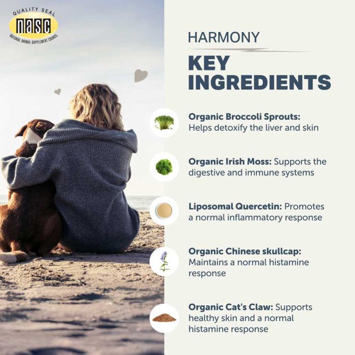 Four Leaf Rover -  Harmony (Allergy Support) 65.7g - Woofur Natural Pet Products