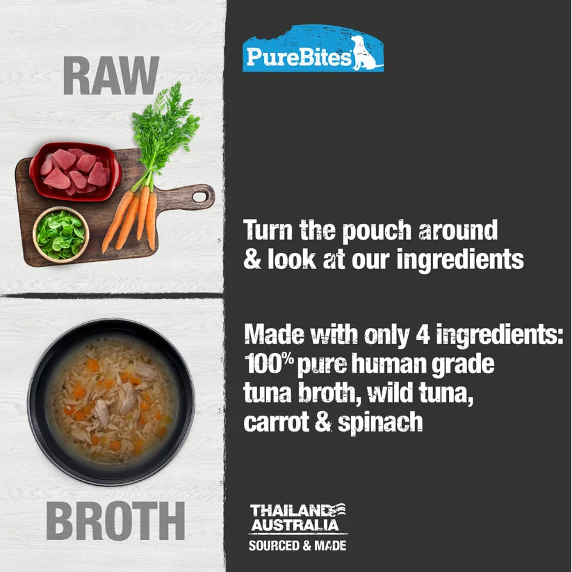 Purebites - Tuna Broth for Dogs (Tuna & Vegetables)