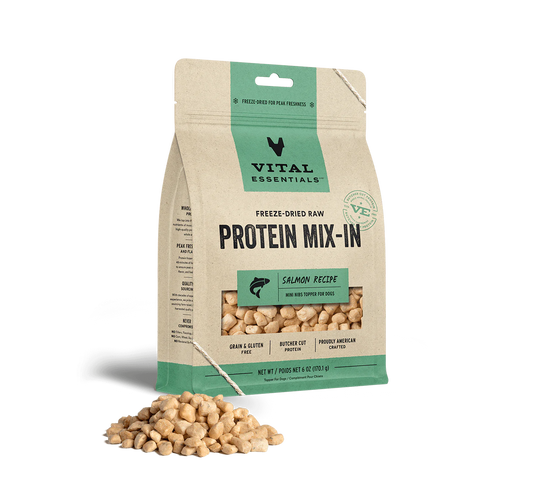 Vital Essentials - Protein Mix-In Mini Nibs Salmon Topper for Dogs (6oz)