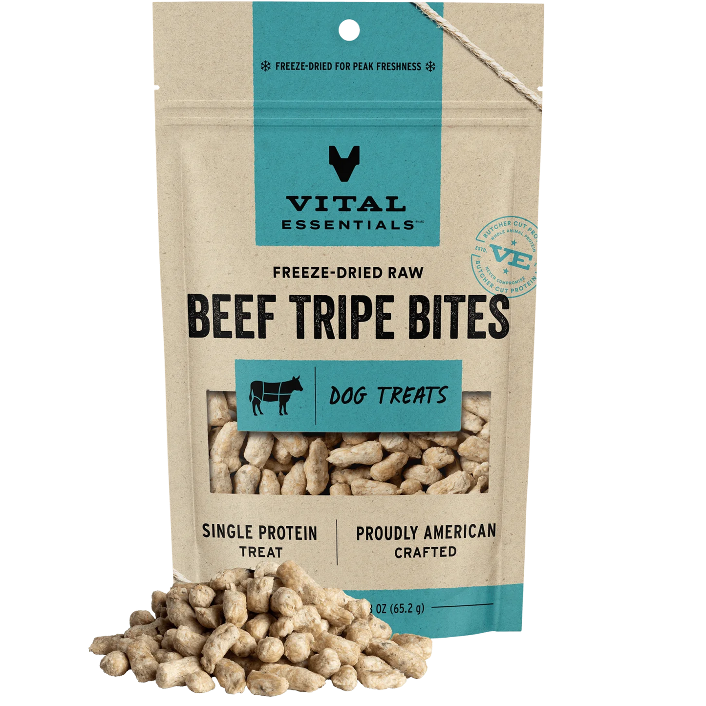 Vital Essentials - FDR Beef Tripe Bites 65.2g