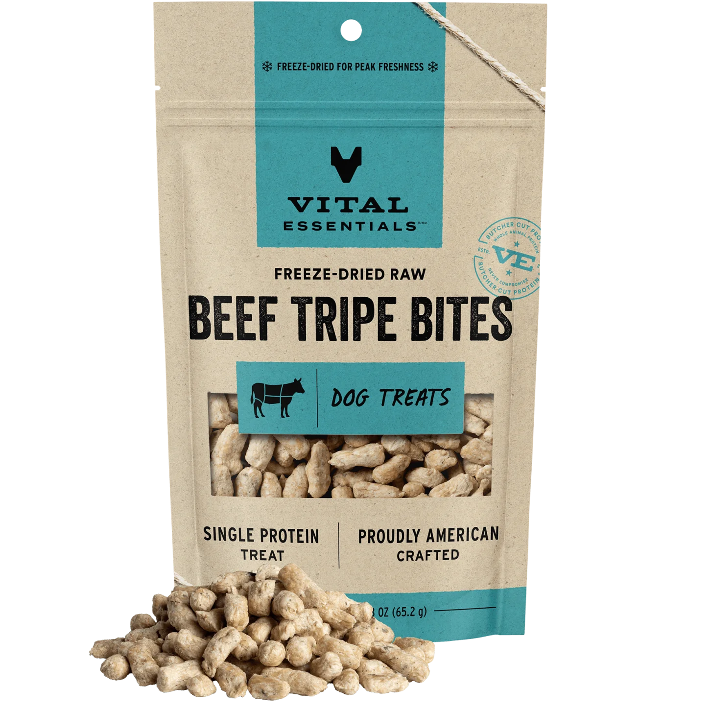 Vital Essentials - FDR Beef Tripe Bites 65.2g