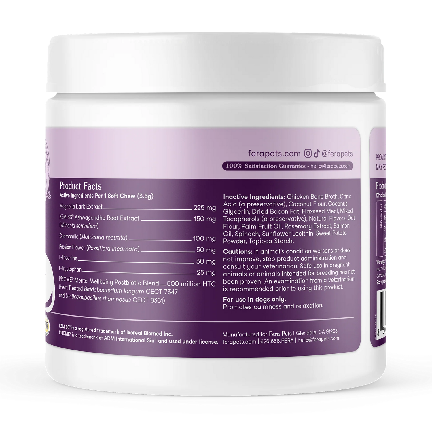 Fera Pets - Calming Support Soft Chews