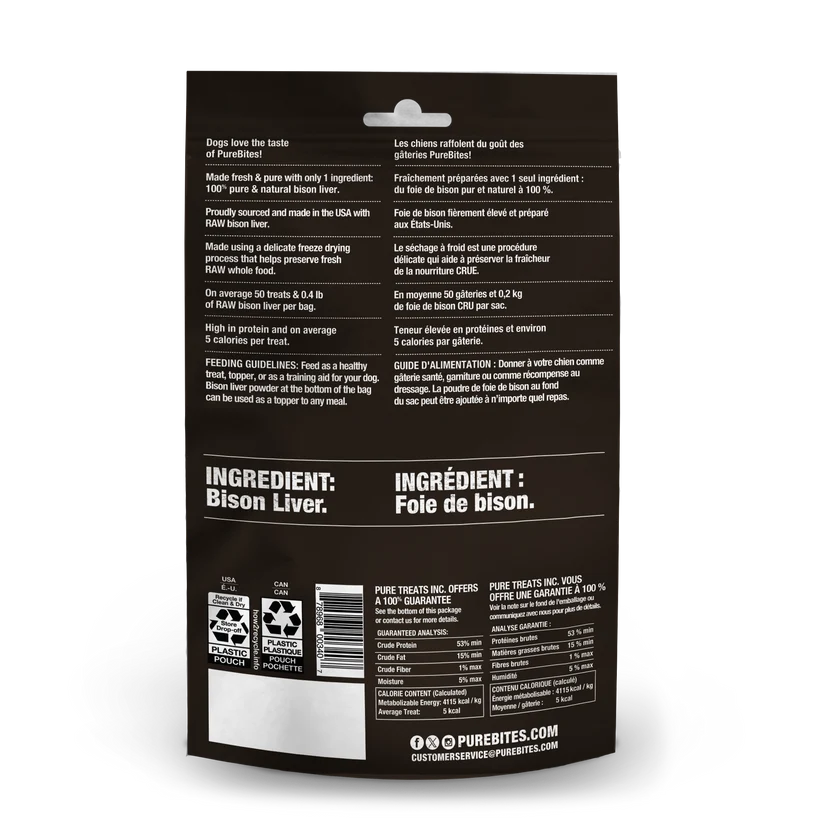 Purebites - Bison Liver
