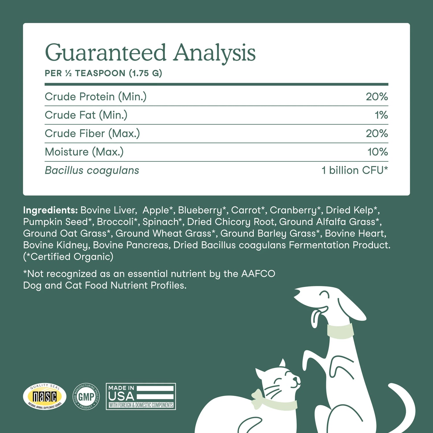 Fera Pets - Whole Food Multivitamin Topper